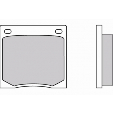 12-0070 E.T.F. Комплект тормозных колодок, дисковый тормоз