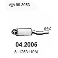 04.2005 ASSO Предглушитель выхлопных газов