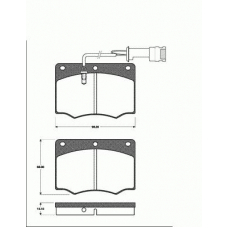 1501222510 S.b.s. Комплект тормозных колодок, дисковый тормоз