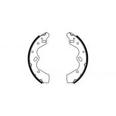 8DB 355 002-351 HELLA PAGID Комплект тормозных колодок
