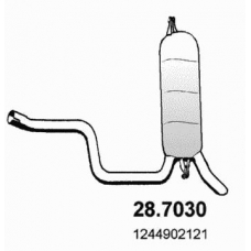 28.7030 ASSO Глушитель выхлопных газов конечный