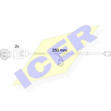 610477 E C ICER Сигнализатор, износ тормозных колодок