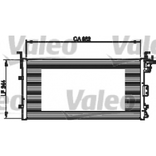 814338 VALEO Конденсатор, кондиционер