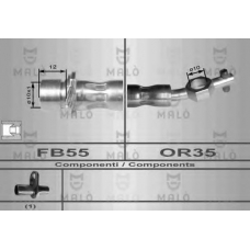 8953 Malo Тормозной шланг