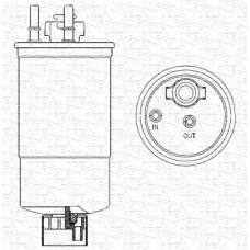 213908536000 MAGNETI MARELLI Топливный фильтр