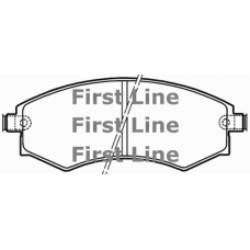 FBP3284 FIRST LINE Комплект тормозных колодок, дисковый тормоз