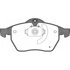 BPA0390.10 OPEN PARTS Комплект тормозных колодок, дисковый тормоз