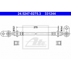 24.5247-0275.3 ATE Тормозной шланг