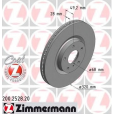 200.2528.20 ZIMMERMANN Тормозной диск