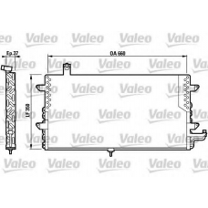 817020 VALEO Конденсатор, кондиционер