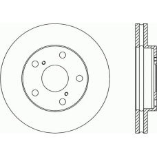 BDR1558.20 OPEN PARTS Тормозной диск