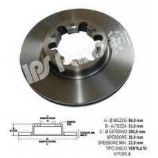 IBT-1100 IPS Parts Тормозной диск