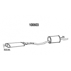 394310060300 MAGNETI MARELLI Выпускной трубопровод