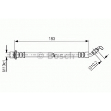 1 987 481 639 BOSCH Тормозной шланг