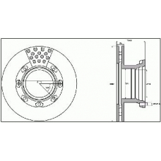 569108B BENDIX Тормозной диск