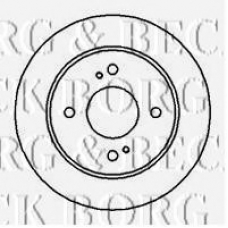 BBD4235 BORG & BECK Тормозной диск