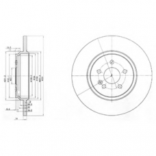 BG3728 DELPHI Тормозной диск