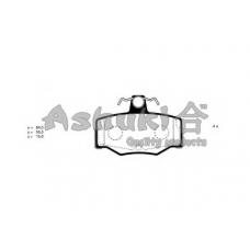 N009-35J ASHUKI Комплект тормозных колодок, дисковый тормоз