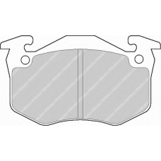 FDB881 FERODO Комплект тормозных колодок, дисковый тормоз