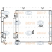 8FC 351 301-411 HELLA Конденсатор, кондиционер