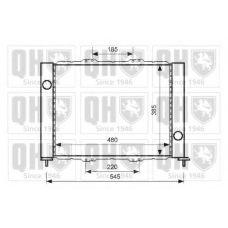 QME1003 QUINTON HAZELL модуль охлаждения