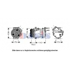 851887N AKS DASIS Компрессор, кондиционер