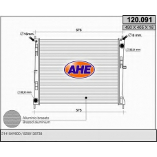 120.091 AHE Радиатор, охлаждение двигателя
