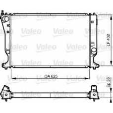 735572 VALEO Радиатор, охлаждение двигателя