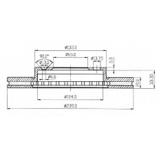 BDC3309 QUINTON HAZELL Тормозной диск