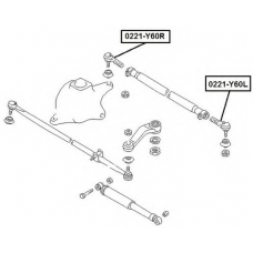 0221-Y60L ASVA Наконечник поперечной рулевой тяги