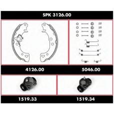 SPK 3126.00 ROADHOUSE Комплект тормозов, барабанный тормозной механизм