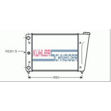 1302801 KUHLER SCHNEIDER Радиатор, охлаждение двигател