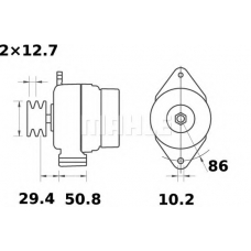 MG 14 MAHLE Генератор