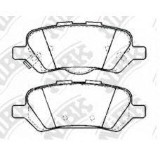 PN21002 NiBK Комплект тормозных колодок, дисковый тормоз