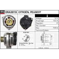 DRA3819 DELCO REMY Генератор