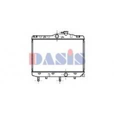 213210N AKS DASIS Радиатор, охлаждение двигателя