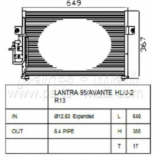 PXNCA-041 Parts mall Конденсатор, кондиционер