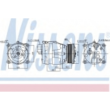 89048 NISSENS Компрессор, кондиционер