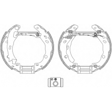 8DB 355 004-911 HELLA PAGID Комплект тормозных колодок