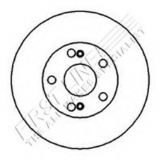 FBD539 FIRST LINE Тормозной диск