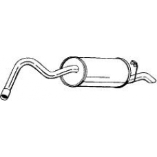 154-947 BOSAL Глушитель выхлопных газов конечный