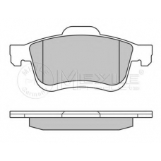 025 247 2720/W MEYLE Комплект тормозных колодок, дисковый тормоз