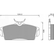 AC680781D AC Delco Комплект тормозных колодок, дисковый тормоз