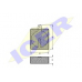 180015 ICER Комплект тормозных колодок, дисковый тормоз