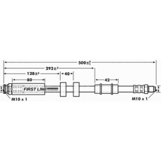 FBH6910 FIRST LINE Тормозной шланг