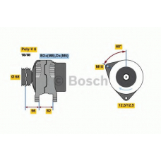 0 124 515 099 BOSCH Генератор