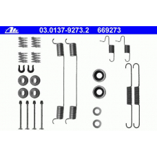 03.0137-9273.2 ATE Комплектующие, тормозная колодка