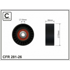 281-26 CAFFARO Паразитный / ведущий ролик, поликлиновой ремень