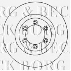 BBD4583 BORG & BECK Тормозной диск