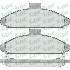 05P579 LPR Комплект тормозных колодок, дисковый тормоз